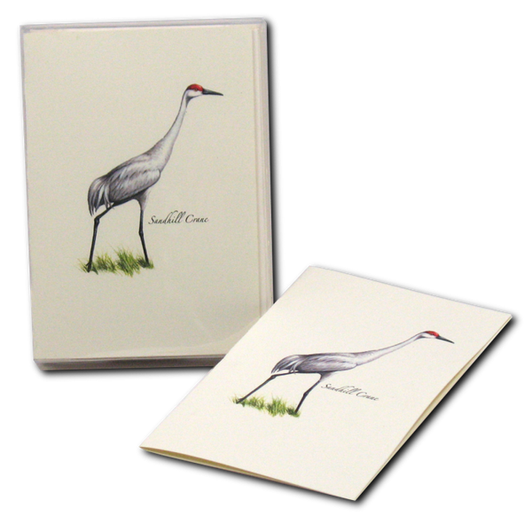 Sandhill Crane Notecard Set