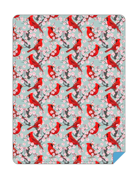Cardinal Plush Throw Blanket