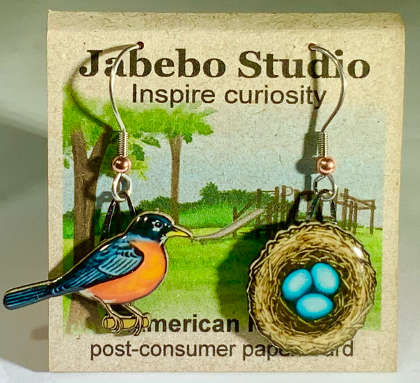 Earrings - Jabebo - Birds, Flowers and Critters