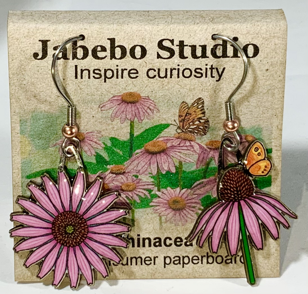 Earrings - Jabebo - Birds, Flowers and Critters