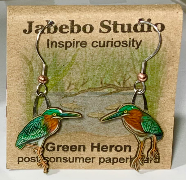 Earrings - Jabebo - Birds, Flowers and Critters