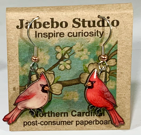 Earrings - Jabebo - Birds, Flowers and Critters