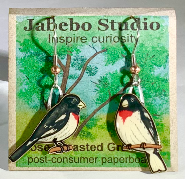 Earrings - Jabebo - Birds, Flowers and Critters