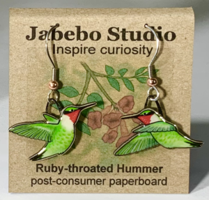 Earrings - Jabebo - Birds, Flowers and Critters
