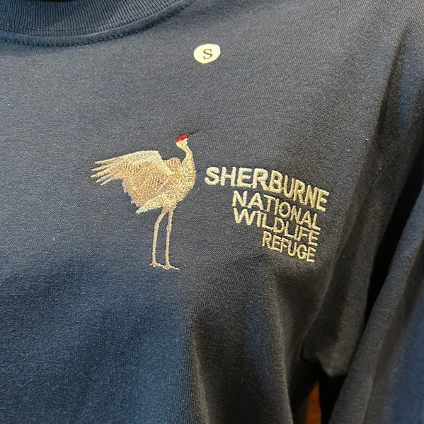 Sherburne National Wildlife Long Sleeve T-Shirt -Crane