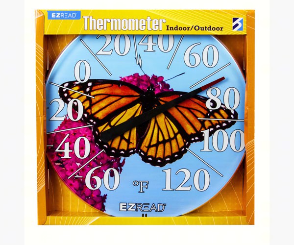Butterfly thermometer 12.5 inch Sherburne Eagle's Nest Store