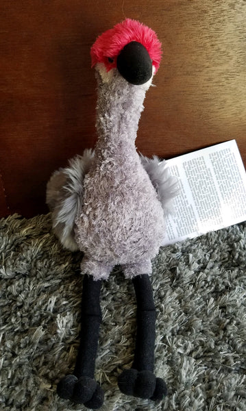 Sandhill Crane Stuffed Animal - Sandy (adult)