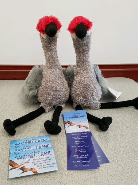Sandhill Crane Stuffed Animal - Sandy (adult)