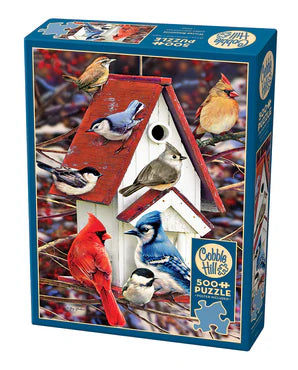 Winter Birdhouse | 500 Piece