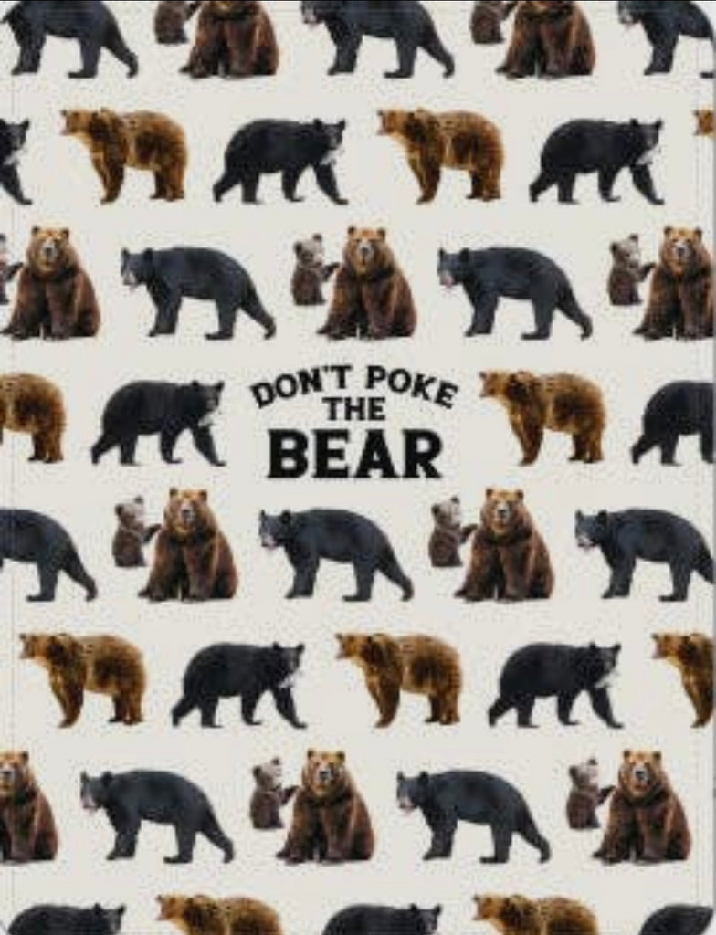 Cartello In Metallo Vintage 30x20 Cm – Don't Poke The Bear – Decorazione Da Parete Per Casa, Pub, Bar, Officina