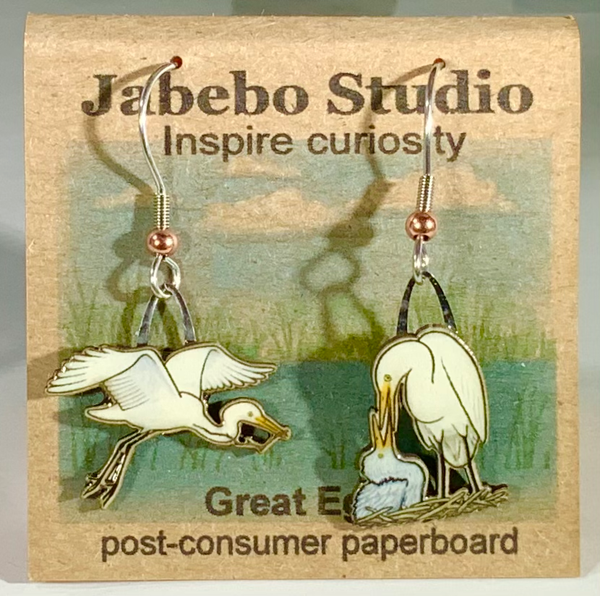 Earrings - Jabebo - Birds, Flowers and Critters