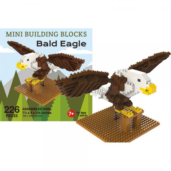 Bald Eagle Mini Building Blocks Set