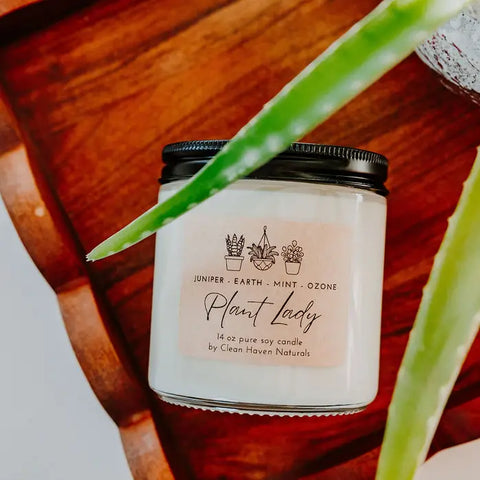 "The Plant Lady" from the Gift Candle Collection