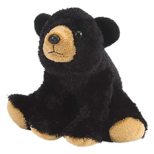 Ck-Mini Black Bear Stuffed Animal 8"
