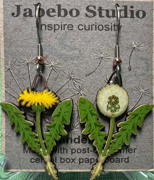 Earrings - Jabebo - Birds, Flowers and Critters