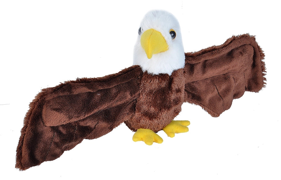 Huggers Bald Eagle Stuffed Animal 8"