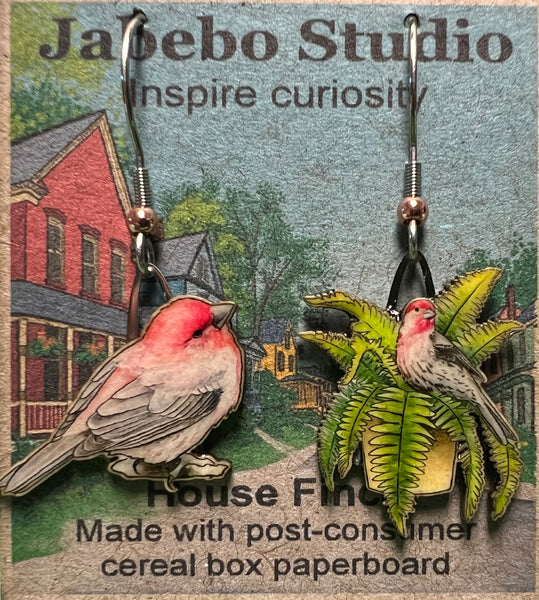 Earrings - Jabebo - Birds, Flowers and Critters
