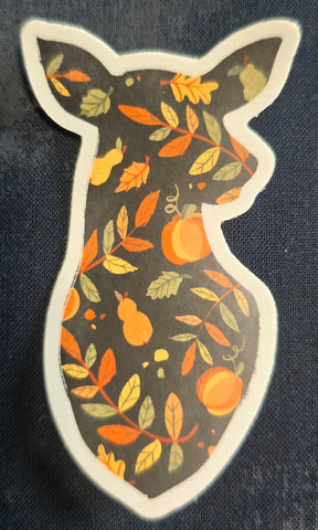 Fall Deer Silhouette Sticker