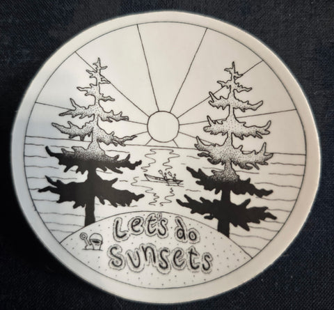Let's do Sunsets Sticker