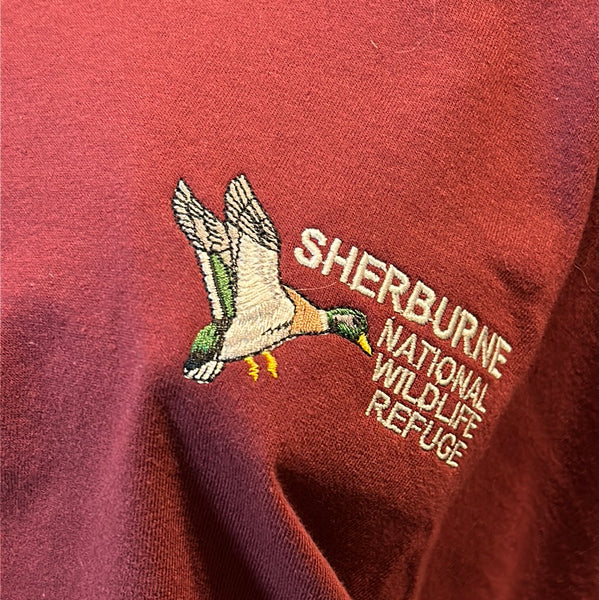 Sherburne National Wildlife Maroon Mallard T-Shirt