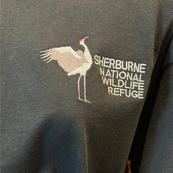 Sherburne National Wildlife Long Sleeve T-Shirt -Crane