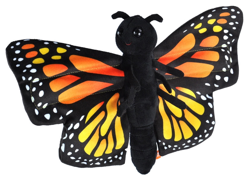 Huggers Monarch Butterfly Stuffed Animal 8"