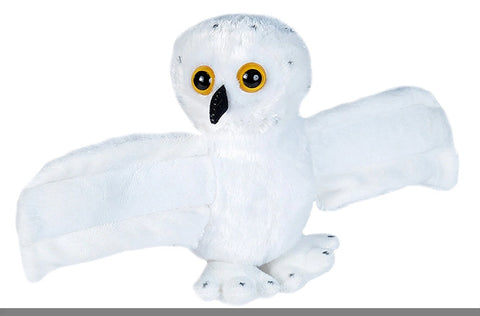 Huggers Snowy Owl Stuffed Animal - 8"