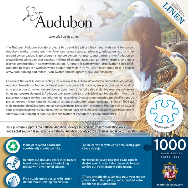 Audubon - Lake Life 1000 Piece Puzzle