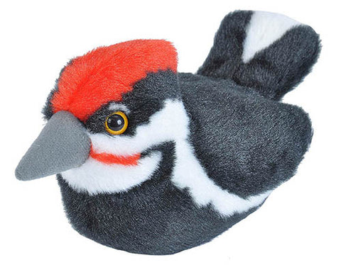 Aud Ii Pileated Woodpecker Stuffed Animal with Sound 5.5"