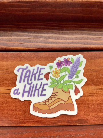Take A Hike Nature Sticker