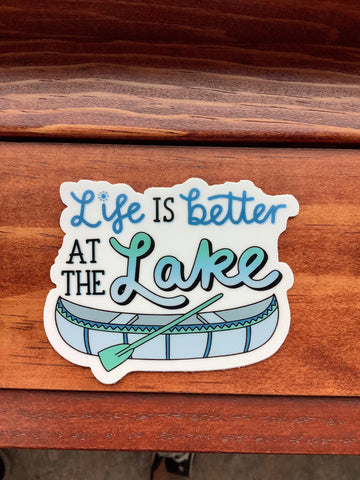 Life Is Better At The Lake Sticker