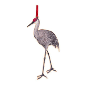 Sandhill Crane Bird Christmas Holiday Ornament Keepsake