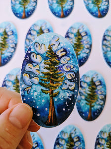 Tree Hugger Sticker, Tree Hugger Decal, Hippie Gift