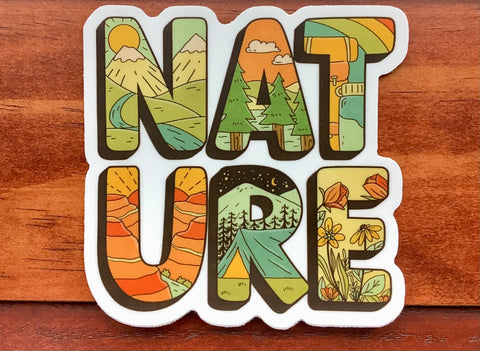 Nature Letter Sticker