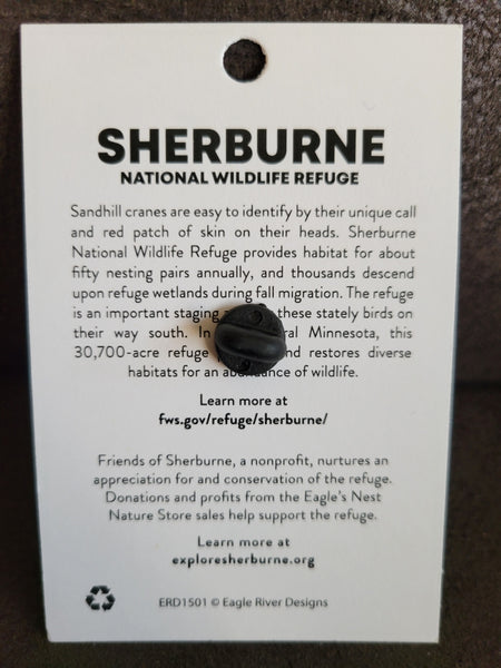 Sherburne National Wildlife Souvenir Lapel Pin