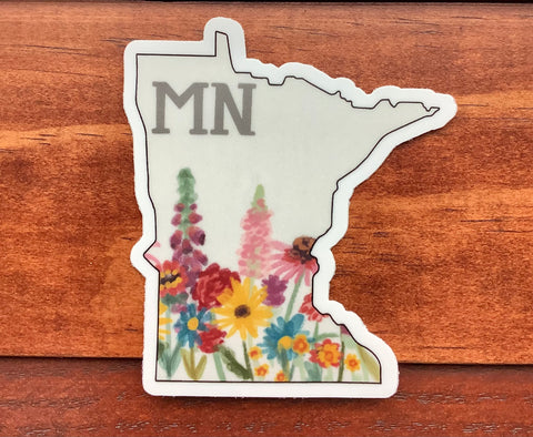 MN Flower Sticker