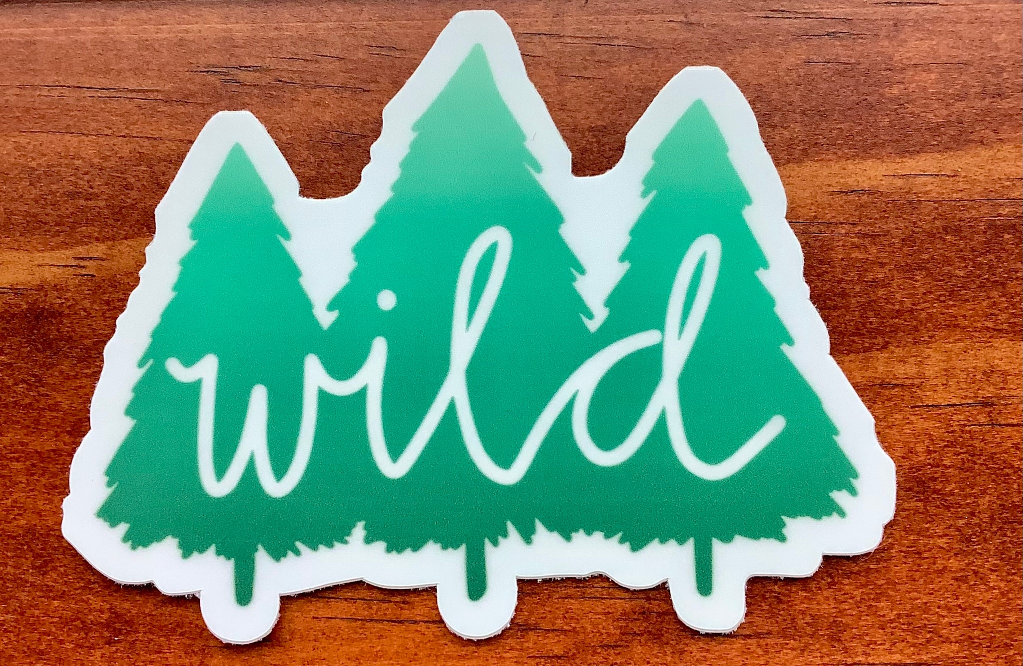 Wild Trees (Green) Sticker