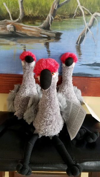 Sandhill Crane Stuffed Animal - Sandy (adult)