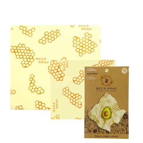 Bee's Wrap - Assorted 2 Pack - Honeycomb Print
