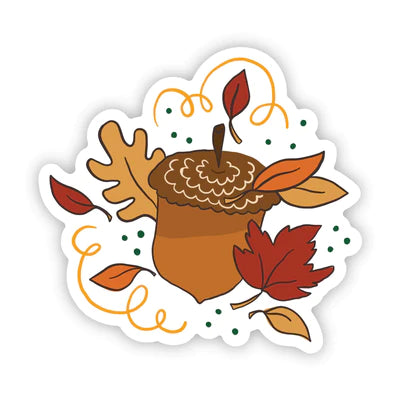 Acorns & Leaves Sticker