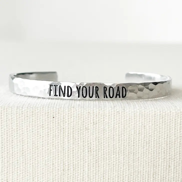 Find Your Road Skinny Bracelet Cuff