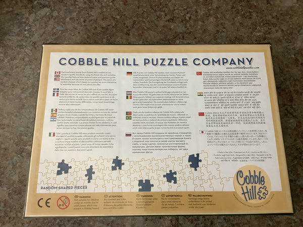 Nesting Eagles Cobble Hill 1000 puzzle poster included