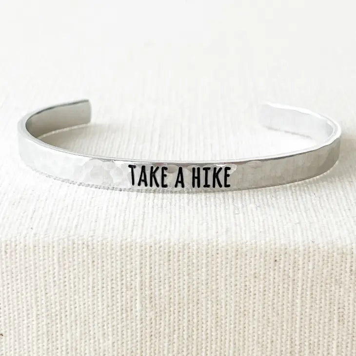 Take A Hike Skinny Bracelet Cuff